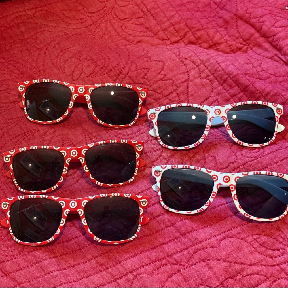 Lot of 5 Target Logo Collector Sunglasses